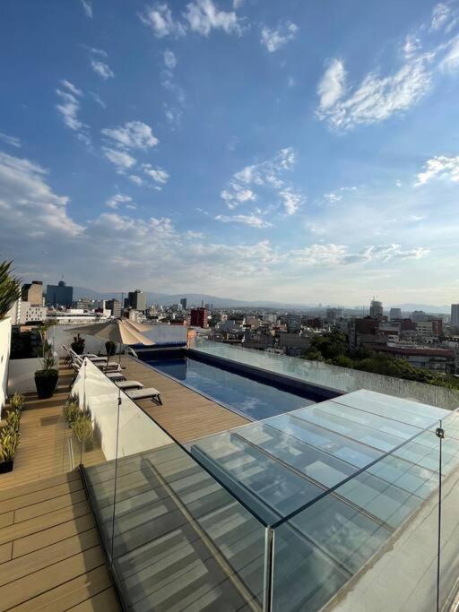 Depto Con Alberca Zona Condesa Daire Meksika Dış mekan fotoğraf