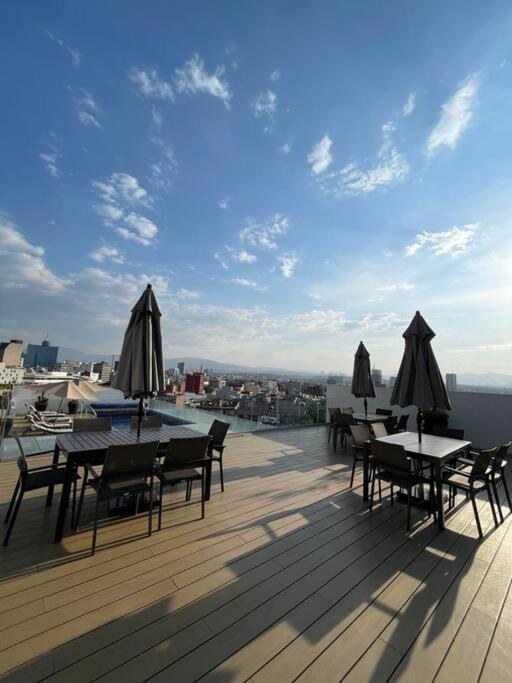 Depto Con Alberca Zona Condesa Daire Meksika Dış mekan fotoğraf